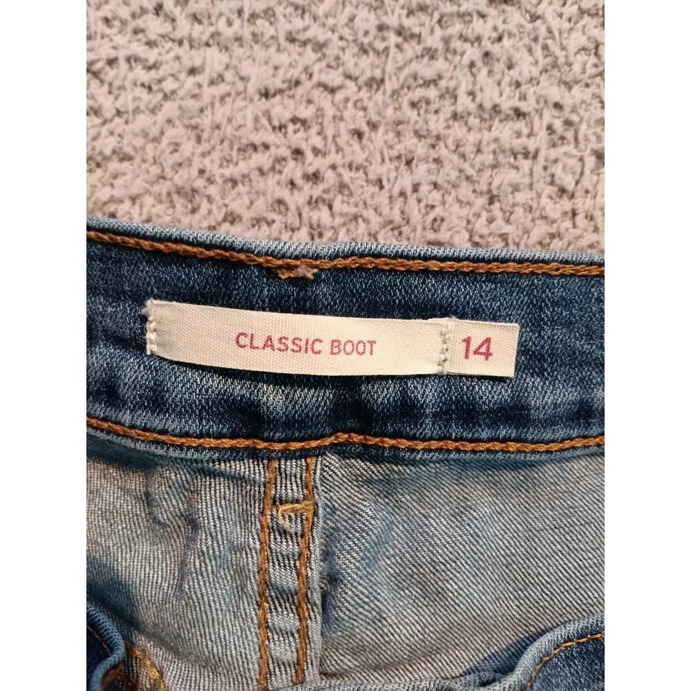 Levi's Classic Bootcut Women's 14L W32 L34 Medium Wash Blue Denim Jeans Tall‎